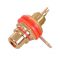 RCA Connector Female Red Gold Plated (Panel Mount)