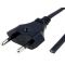 Cable Power AC Plug 2P to Wire - 2.5A 1.8m