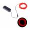 EL Wire 2.3mm Red with Controller - 2m