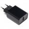 Power Supply 5V 3A - USB Plug - Black
