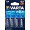 Battery Varta Alkaline Longlife Power LR06 1.5V AA (4pack) - 2850mAh