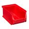 Storage Bin - 75x102x160mm Red (PP)