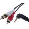 Cable Jack 3.5mm to 3-RCA Plug 1.5m
