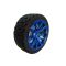 Rubber Wheel 65x25mm - Blue Silver