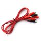 Alligator to Alligator Cable - 1m (Red/Black)