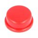 Cap for Tact Button - Round Red