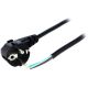 Cable Power AC Plug 3P to Wire - 6A 1.8m